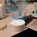 Acrylic Sheet Disc Exquisite Shape Acrylic Sheet Night LED Light Lamp Base Decor. 