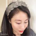 Granny Gray Widen Twist Braid Hairdbands Cover White Hair Up Invisible Seamless color Wig Headband Hairs Accessories For Women. 
