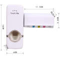 Smart Toothpaste Dispenser with Built-In Toothbrush Holder - Touchless, Convenient, and Durable. 