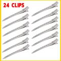 24 Hair Styling Clips, Salon Hair Clips 24pcs/Box Hair Styling Clips Hairdressing Salon Sectioning Hairpins for Salon Styling. 