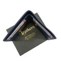 Pocket Size Blue Doted Leather Wallet. 