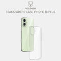 YOUSKH IPHONE 16 Plus (6.7) Transparent Case - Youksh iPh 16 Plus (6.7) Transparent Cover - Transparent Soft Shock Proof Jelly Back Cover.. 