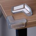 4(PCS) Silicone Table Corner Protector for Kids Safety Table Corner Covers for Glass Table - Baby Safety Equipment. 