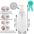 2 Pack Foaming Soap Dispenser 15Oz Refillable Foam Liquid Hand Soap Empty Plastic Pump Bottle Container - Clear 450Ml. 