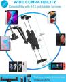 Universal Kitchen Under Cabinet Phone Tablet Holder for 4.7-13 inch Tablets Smartphone Metal Clamp Stand for iPad Air Pro iPhone. 