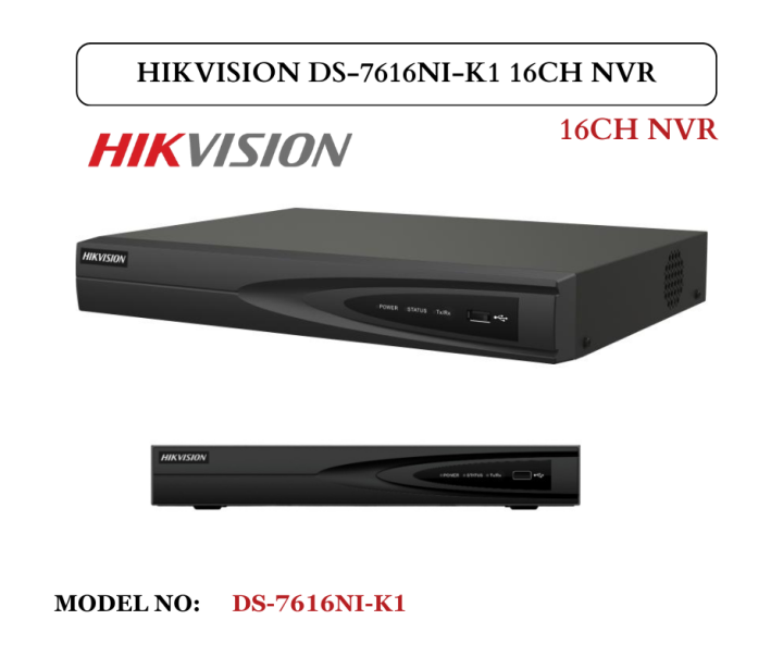 HIKVISION DS-7616N1-K1 16CH NVR