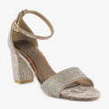 ECS Rainbow Radiance Sandals Block Heel Sandals For Women. 