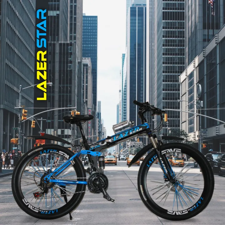 LAZER%20STAR%20New%20Premium%20Quality%20Foldable%20Speed%20Bicycle%2026%20Inches%20Folding%20Bike%20Dual%20Shake%20with%20Lock%20System%20Alloy%20RIm%20Bearing%20SystemNew%20Premium%20Quality%20Foldable%20Speed%20Bicycle%2026%20Inches%20Folding%20Bike%20Dual%20Shake%20with%20Lock%20System%20Alloy%20RIm%20Bearing%20System%20-%20Image%202