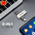 b code is suitable for smart GB c type GB 128ive 64USB3.2 flash drive metal Kodak K273 USB PendrGB 256 OTG 256GB Luneng mobile phone key cle us. 