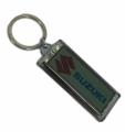 RS High Class Solar Charging Key Chain Suzuki Logo with Metal Ring. 