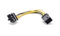 SATA PCIe 6 Pin Female to 8 Pin Male Power Adapter Cable ( Sata 6 pin to 8 Pin Power cable ). 
