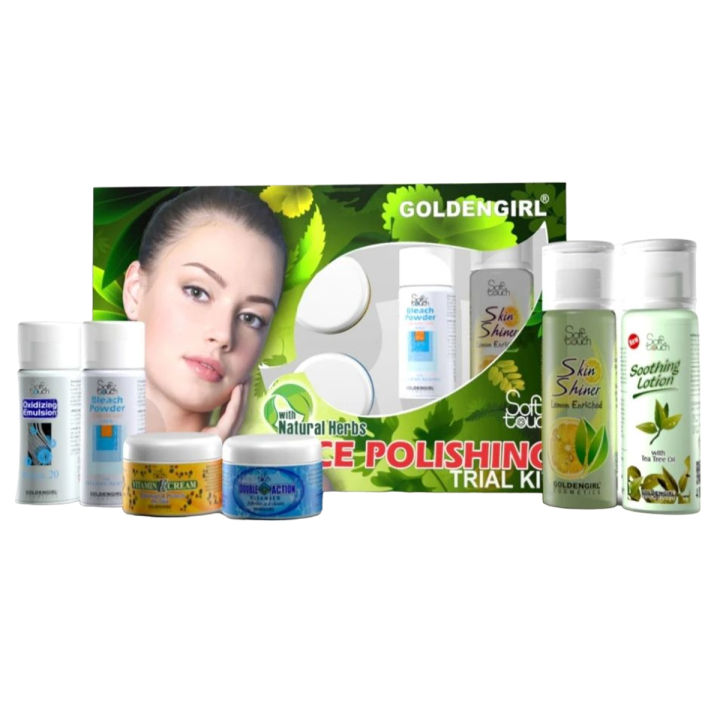 Face Polishing Trial Kit 7 Items Golden Girl