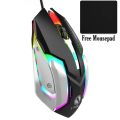 X3 Pro Professional RGB Wired 3 DPI Modes Competitive Gaming Mouse - Crispy Click Mice For Computer & Laptop. 