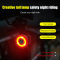 【Footprint】 {Ready Stock}LED MTB Bike Tail Light Rear Safety Warning Lamp 2 CR2032 Battery Included. 