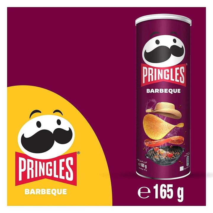 Pringles Chips, BBQ, 165gm