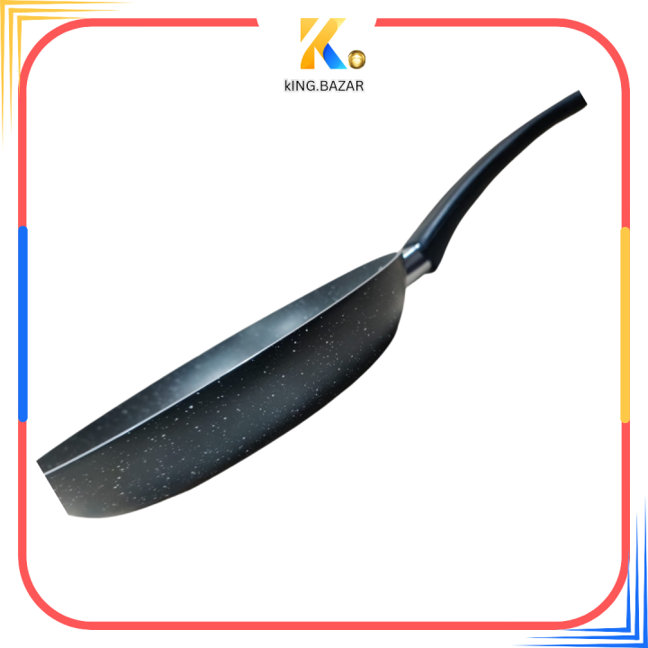 Nonstick 4mm Marble Coating Frypan 26cm with Induction Base