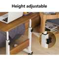 Adjustable height laptop table,study table,Home table,Writing table, with bookshelfs and metal frame. 