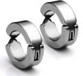 Stainless Steel Magnetic Stud Earrings for Men Women Hoop Earrings Clip On CZ Non-Piercing. 