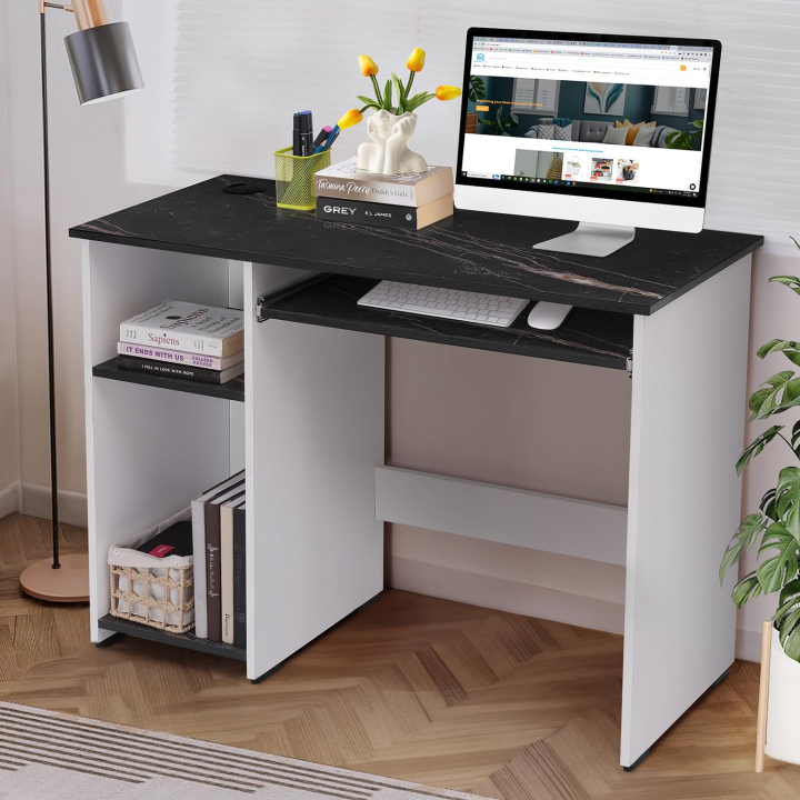 Arqam.B Computer Table for Home - Study Table for Students, Adults Work ...
