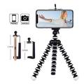 TechKart Large Gorilla Pod Flexible Tripod Stand Mini Octopus Tripod (10 inches) With Free Mobile Holder for Mobile DSLR Gopro - Large Size (10 inches). 