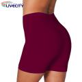 Booty Shorts Good Elasticity Soft Solid Stretch Short Pants. 