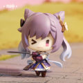 Genshin Impact Anime Figure Battlefield Heroes Zhongli Liyue Keqing Qiqi Chongyun Collectible Model Kawaii Doll Toys Gifts Kids. 