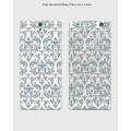 Sony Xperia C5 Ultra Phone Skin Front Back And Sides Grey Intricate-1Wall796. 