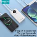 100% Original ROMOSS Power Bank SW10 PF 10000mAh Portable Charger 22.5W USB C, Battery Pack Fast Charging with LED Display 3 Outputs and 3 Inputs External Battery Bank for iPhone 15/1413/12/11, iPad Android and More. 