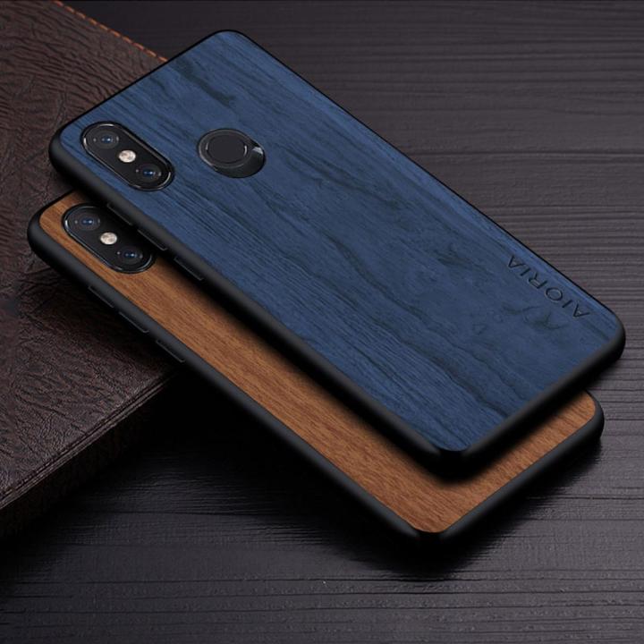 case for Xiaomi mi 8 mi8 lite funda unique simple design lightweight wooden pattern PU leather Phone Cover coque