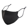Black Adjustable Face Mask Washable Reusable Cotton 3D Face Mask For Adults. 
