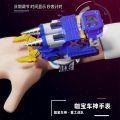 Accompany your child boy team model transforming hand hybrid robot car watch remote control car accompanying child birthday gift watch remote control car toy. 
