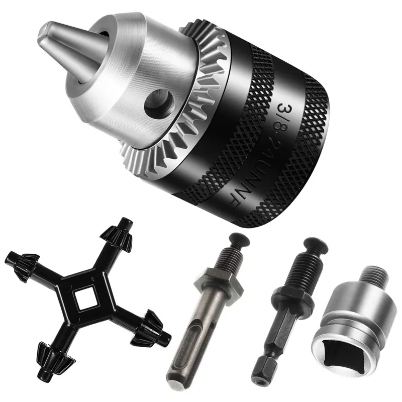 Drill Chucks Set 1.5 10mm Drill Chuck Adapter Tool Quick Change Adapter Electric Hammer Accessories Daraz.pk