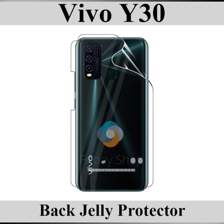 Vivo Y30 Back Hydrogel Soft Film Protector - Clear Flexible Sheet