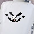 Oswald Mickey Cartoon Stickers Jialing Retro Motorcycle Lucky Rabbit Anime Electric Car Helmet Stickers. 