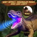 Remote Control Dinosaur Robot Toys RC Realistic Walking Tyrannosaurus Rex Dinosaur Toys for Kids Rechargeable Jurassic Park Walking T-rex Toys with Mist Spray, Touch Sensing, Light & Roar, Shaking Head, Tail Wagging, RC Robot Dinosaur Gift for Boys Girls. 
