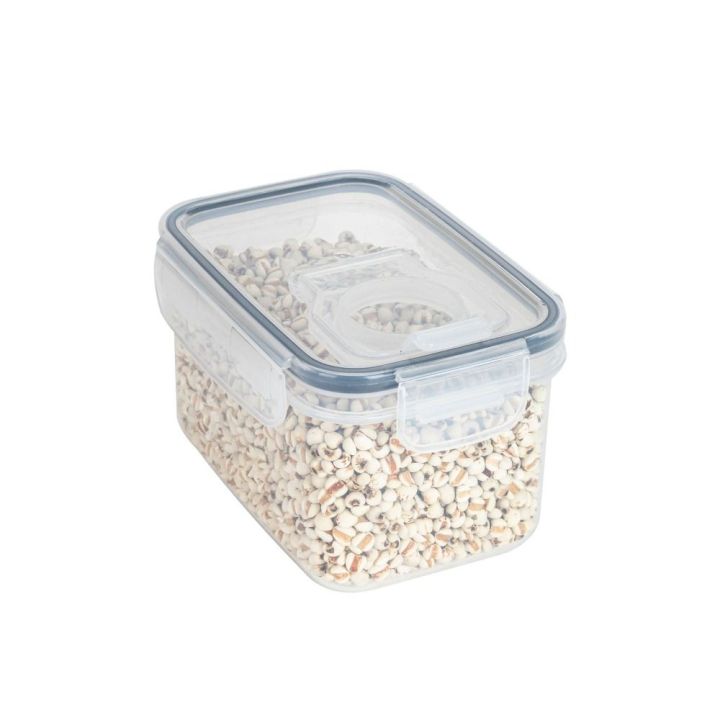 with Lids Single Fresh Storage Airtight Jars Plastic Vacuum Proof Storage Jars Clear Fresh Storage Box Kitchen