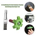 Condenser Comb Stainless Steel Fin Comb Brush for Air Conditioner Blade Cooling Straightening Cleaning Tool Repair Tools. 
