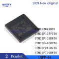 2 Pcs/Lot  STM8S207R8T6 STM32F105VCT6 STM32F105R8T6 STM32F446RCT6 STM32F215RGT6 STM32F730R8T6 LQFP-64 ARM Cortex-M3 32-bit microcontroller MCU. 