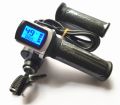 Electric Bike /Scooter/ Rickshaw Throttle 36V Twist Gas Handle E-bike Throttle LCD Display Lock Key Accelerator Brushless Controller. 