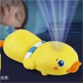 Crawling Duck Theme Baby Cell Phone Toy for Learning and Play Early Education Light Sound Battery Powered. 