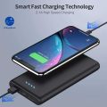 Portable Charger Power Bank 20,000 mah, Ultra-High Capacity Safer External Cell Phone Battery Pack Compact with High-Performance Cells & 2 USB Output, Smart Charge for Smartphone, Android, Tablet & etc. 