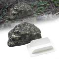Spare Key Fake Rock Ornament Faux Stone for Outside Geocaching Garden. 