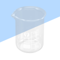 Glass Beaker- 50ml Premium Graduated Measuring Cup High- Precise Beaker Glassware Tool for Student Experiment,, Chemistry. 