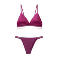 Women’s Bra Set Ice Silk Wrap Chest Female Beauty Back Brazier Pure Desire Bikini Underwear Set New Style Undergarments for Lady and Girls. 