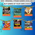 All PC Games Available (STEAM). 