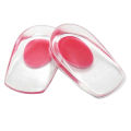 Gel Shoes Insoles Cushion Heel Cup Massage Pads Inserts Heel Pain Spur Silicone. 