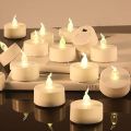Pack of 3 Mini LED Tea Light Candle Battery Operated LED Flame less Candles. 