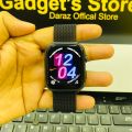 Watch 9 Max with Metal Magnetic Chain Straps Smartwatch | Stainless Steel Body | Full Edge Display | Bluetooth Calling | All Sports Functions. 