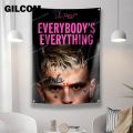 Lil Peep Rapper Flag Hip Hop Hot Singer Star Music Poster Tapestry For Party Banner Table Wall Decoration Room Home. 