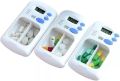 Digital Pill Organizer Medicine Timer Box Mini Pill Box Medicine Case Tablets Storage Box with Medicine Reminder Alarm Dose Tracker Electronic Pill Reminder Automatic Pill Dispenser with LCD Display Sound Prescriptions Medication. 